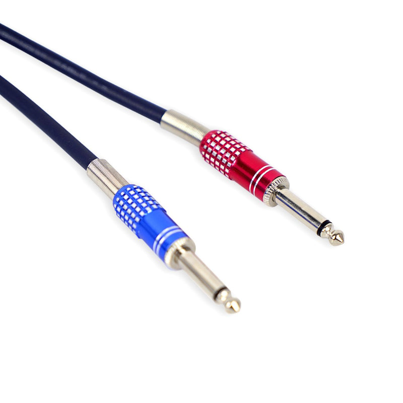 [AUSTRALIA] - ATNY Classic Electric Guitar Cable – Professional Grade Musical Instrument Amplifier Cord with Nickel-Plated Dual Straight Plugs [15 Feet] 15 Feet 
