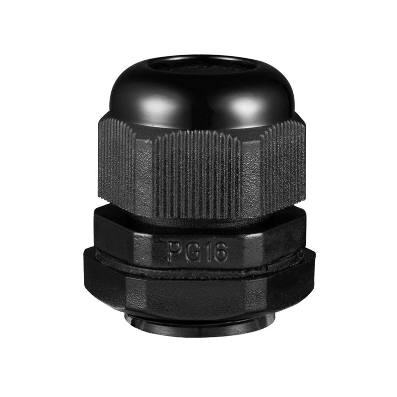 uxcell 10 Pcs PG16 Waterproof IP68 Nylon Cable Gland Joint Adjustable Locknut for 10mm-14mm Dia Cable Wire
