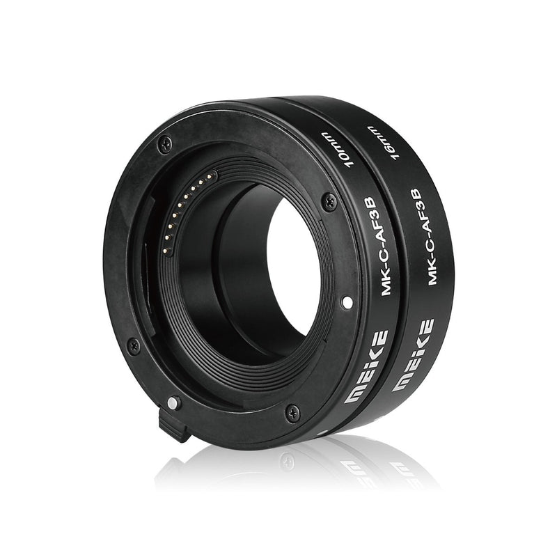 MEIKE MK-C-AF3B Auto Focus Macro Extension Tube Adapter (Plastic Body) for Canon EOS -M Bayonet Mirrorless Camera(10MM 16MM only use or Combination) EOS-M M2 M3 M5 M6 M10 M50 M100 M200 M6 Mark II