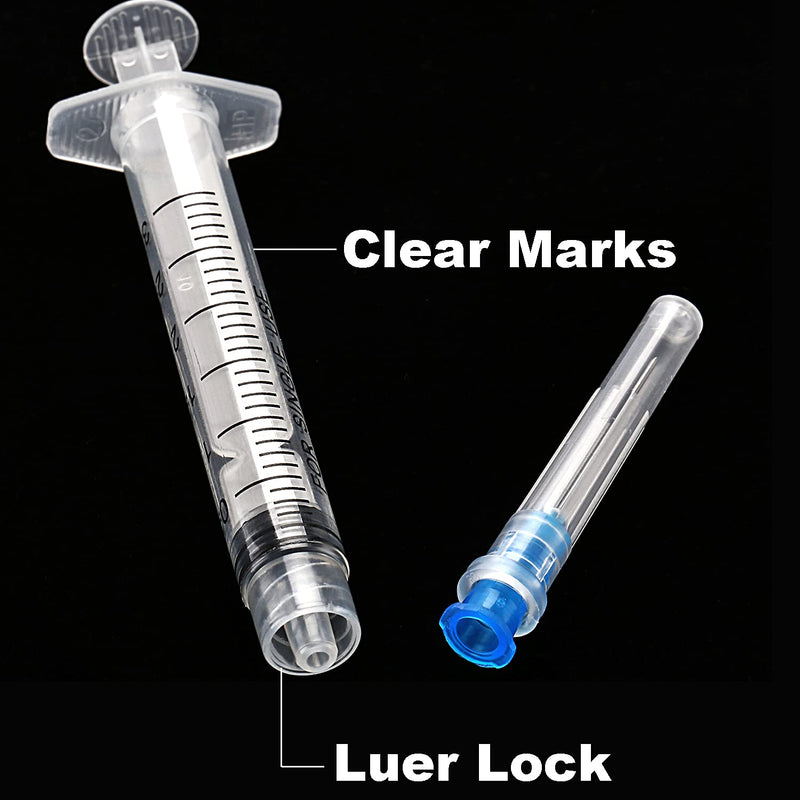 100Pack 3ml/cc with 23Ga 1” Safety Individually Wrapped