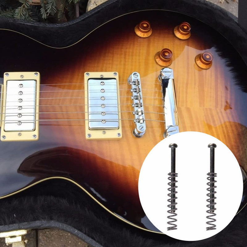 10 Pcs Pickup Screws and Springs Pickups Adjust Height Screw Guitar Humbucker Screws for Electric Guitar
