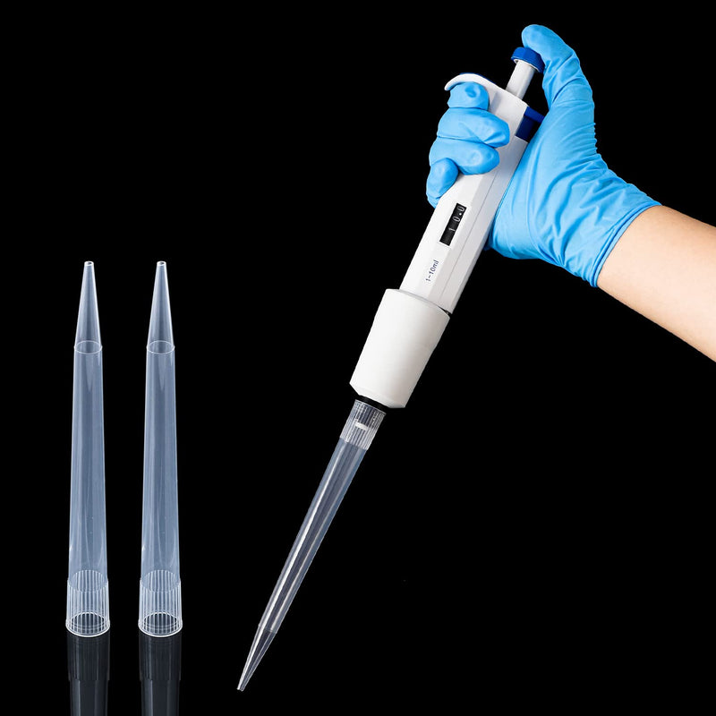 Four E's Scientific Laboratory Microchemical Disposable Liquid Pipette Pipettor Tips 1-10mL Volume Pack of 20