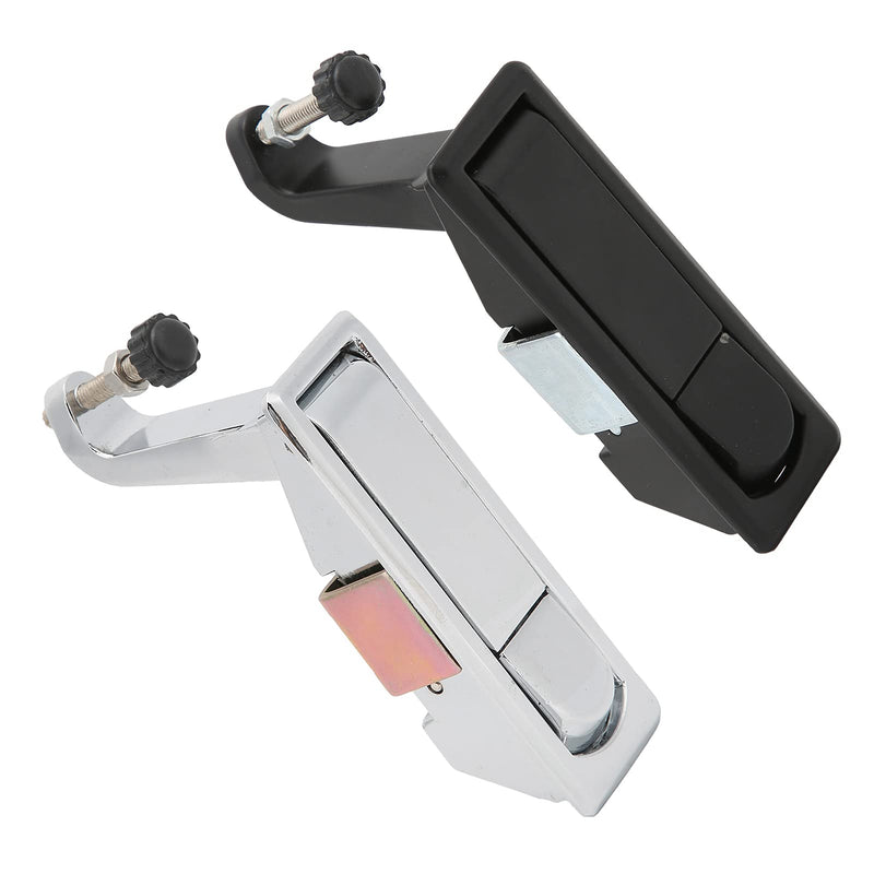 Compression Latch Lock Zinc Alloy Material,RV Cabinet Latch with Independently Installed Trigger Suitable for The Installation of RV Toolboxes, Boat Cabinets, Trailer Luggage Boxes(Black) Black