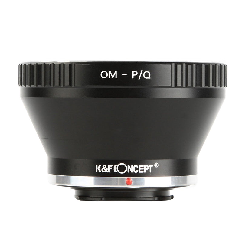 K&F Concept Lens Mount Adapter for Olympus OM Zuiko Lens to Pentax Q-S1 Q10 Q7 Q DSLR Camera Camera Body