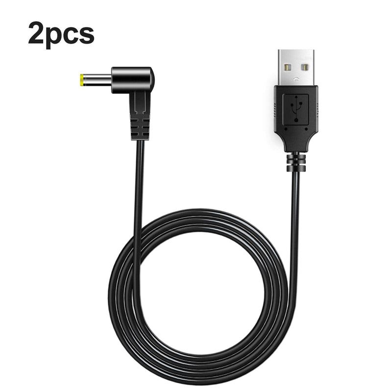 2 Packs USB DC Cables for Panasonic K2GHYYS00002 HD Camcorder, Ideal Power Supply Replacement Charger Charging Cords for HC-V180K HC-V380K HC-V770 HC-VX870 HC-WX970 HC-WXF991