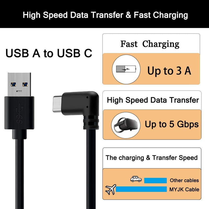 USB C Cable 10FT, Oculus Quest Link Cable, High Speed Data Transfer & Fast Charging Cable Compatible for Oculus Quest and Gaming PC