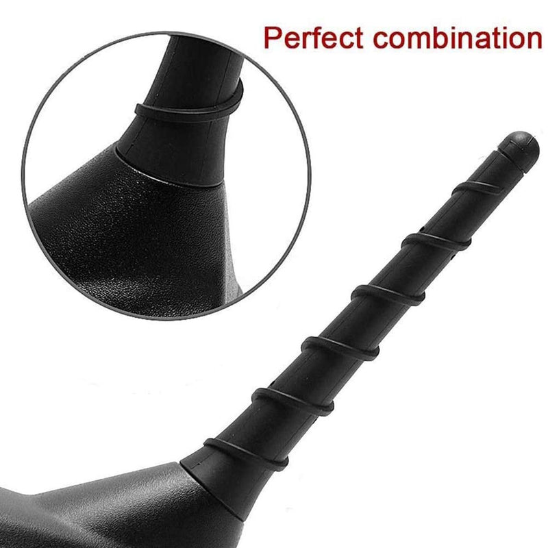 KSaAuto Short Antenna Compatible with Jeep Cherokee Jeep Grand Cherokee Dodge Durango Dart Journey Avenger Nitro Chrysler 200 Fiat 500 2011-2021 | 4.5" Roof Antenna Strong Reception Replacement