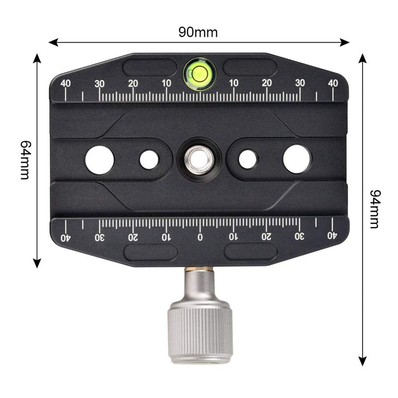 [AUSTRALIA] - Fotoconic CL-90N Quick Release Clamp with arca Swiss clamp Plate Aluminum Alloy for Tripod or Monopod Compatible 