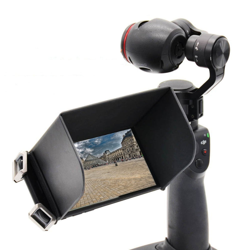 Hooshion Remote Controller Phone Monitor Sun Hood Sunshade Cover Hood Smartphone Tablet iPad Sun Shade for DJI Mavic Air 2 Pro Inspire/Phantom 3 4 M600 OSMO Accessories (7.9 inch, Black) 7.9 inch