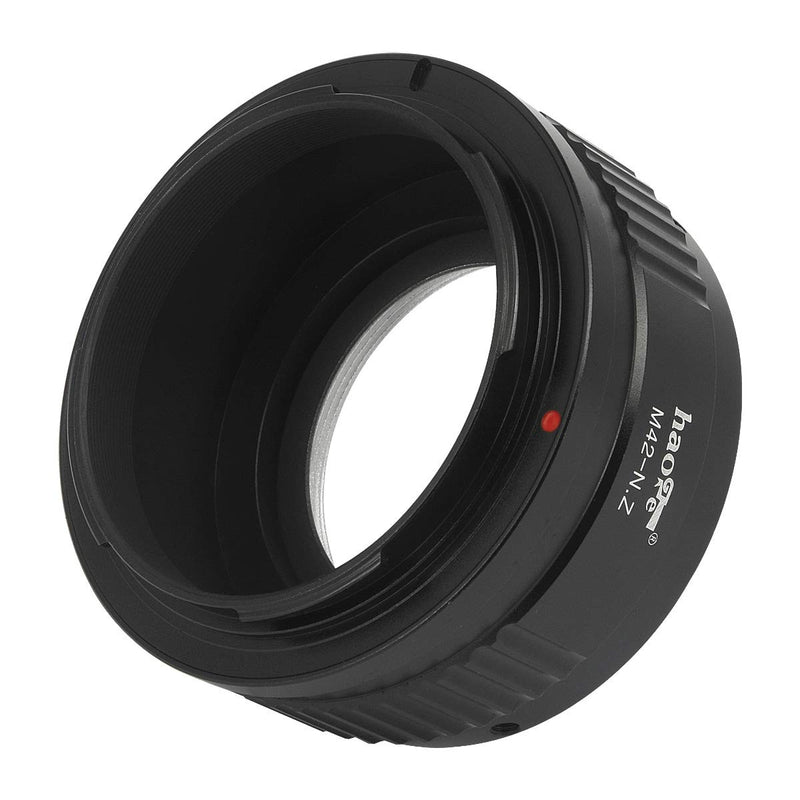 Haoge Manual Lens Mount Adapter for 42mm M42 Mount Lens to Nikon Z Mount Mirrorless Camera Such as z6ii z7iiZ6 Z7