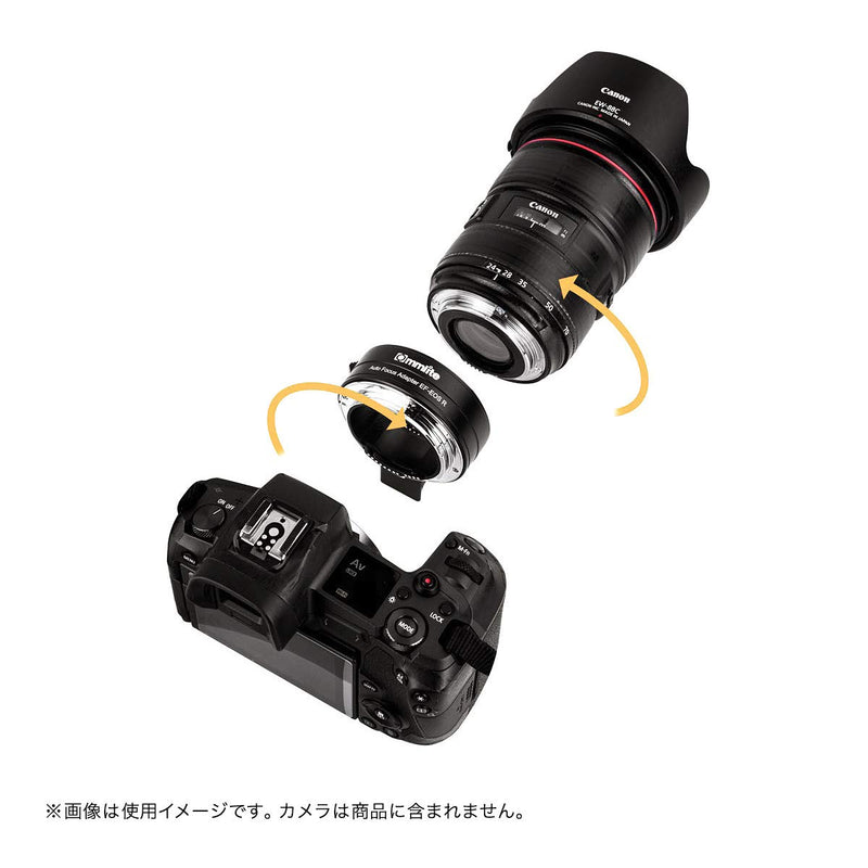 Commlite EF Lens to EOS R Camera Adapter with Electronic Iris and AF