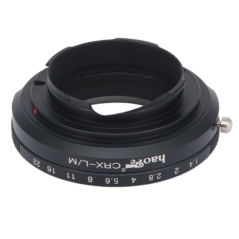 Haoge Manual Lens Adapter for Contarex CRX Mount Lens to Leica M LM Mount Camera Such as M240, M262, M3, M2, M1, M4, M5, M6, MP, M7, M8, M9, M9-P, M Monochrom, M-E, M, M-P, M10, M-A