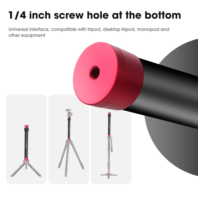 Manbily Gimbal Extension Pole Aluminium Tripod Centre Column Extension Rod 1/4" Thread 2 Section Tube for DJI OSMO Mobile 2 Zhiyun Smooth 4/Q Monopod DSLR Camera Phone Photo Selfies Video Vlog