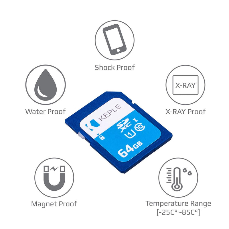 64GB SD Memory Card | SD Card Compatible with Sony SLT-A57, SLT-A37, SLT-A99, SLT-A58, SLT-A77 II, Alpha Series NEX-6, NEX-3N, NEX-5T, A3000, 7, 7R, A5000, RX-100 III, II, IV DSLR Camera | 64 GB 64GB