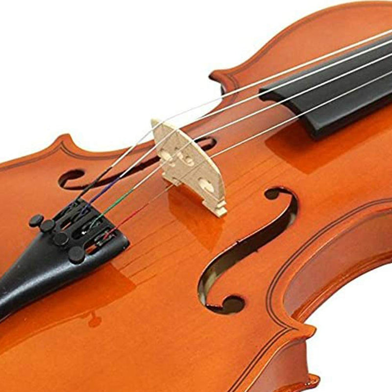 MUPOO 6 Sets of 12PCS Violin Maple Bridge Fits for 1/10 1/8 1/4 1/2 3/4 4/4 Size Violin