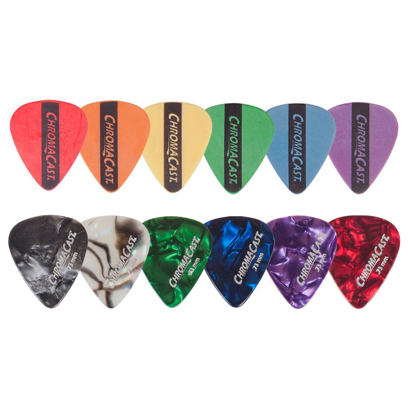 ChromaCast CC-SAMPLE Sampler Guitar Picks (12 count) 12-Pack