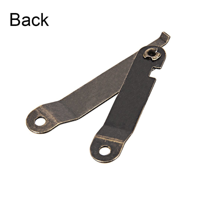 uxcell Folding Support Hinge Furniture Decorative Box Lid Hinges Bronze Tone 67mmx11mm 10 Pcs