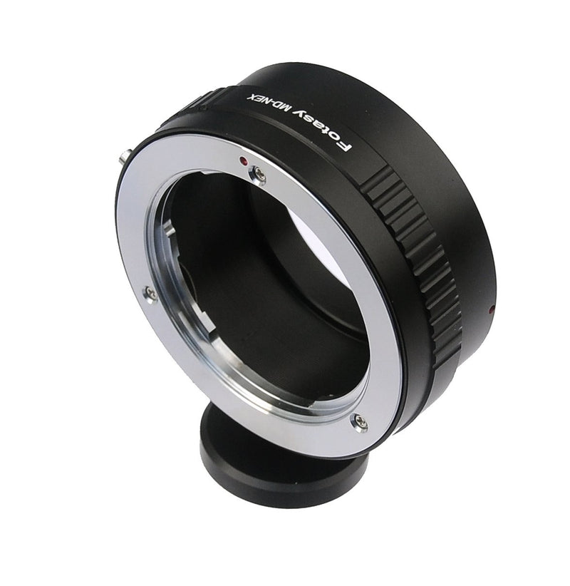 Fotasy Minolta MD Lens to Sony E-Mount Adapter, MD to E-Mount, MD Adapter to E Mount, W/ Tripod Mount, fits Sony NEX-5T NEX-6 NEX-7 a3000 a3500 a5000 a5100 a6000 a6100 a6300 a6400 a6400 a6500 a6600 MD Lens - E-Mount Tripod