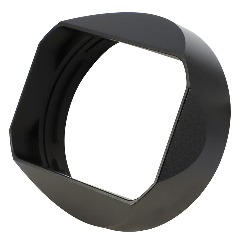 Haoge LH-G65N Bayonet Square Metal Lens Hood for Fujifilm Fuji Fujinon GF 63mm F2.8 R WR and GF 45mm F2.8 R WR Lens Shade with Metal Cap on GFX100S GFX50S GFX50R Camera
