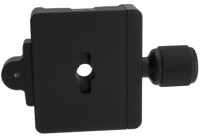 Desmond DAC-60 60mm QR Clamp 3/8" w 1/4" Adapter & Level Arca-Swiss Compatible for Tripod Head Quick Release