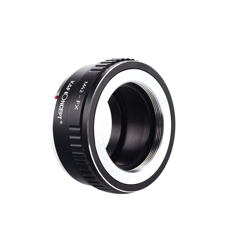 K&F Concept M42 to Fuji X Adapter,K&F Concept Lens Mount Adapter for M42 Mount Lens to Fujifilm Fuji X-Series X FX Mount Mirrorless Camera Body,Fits for Fuji XT2 XT20 XE3 XT1 X-T2