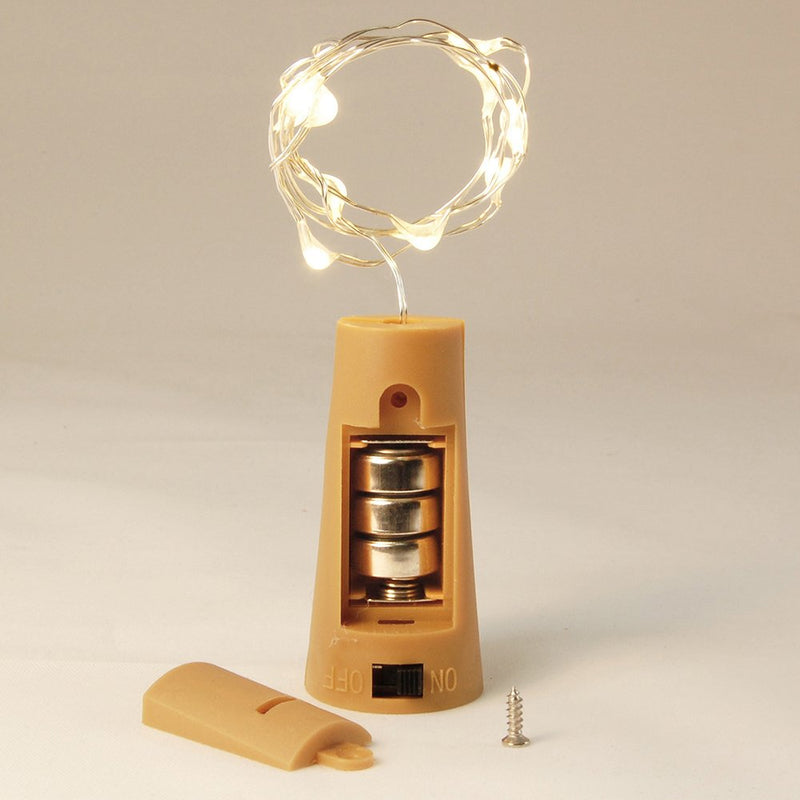 Lumabase 65706 Battery Cork Mini String Lights