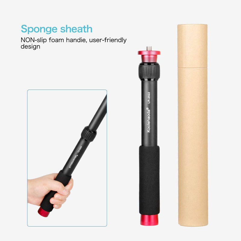 koolehaoda Extension Stick Tripod Extension Tube, can be Used as a monopod and Mobile Phone Selfie Stick. 2 Section Extension Length is: 17.5inch KQ2522