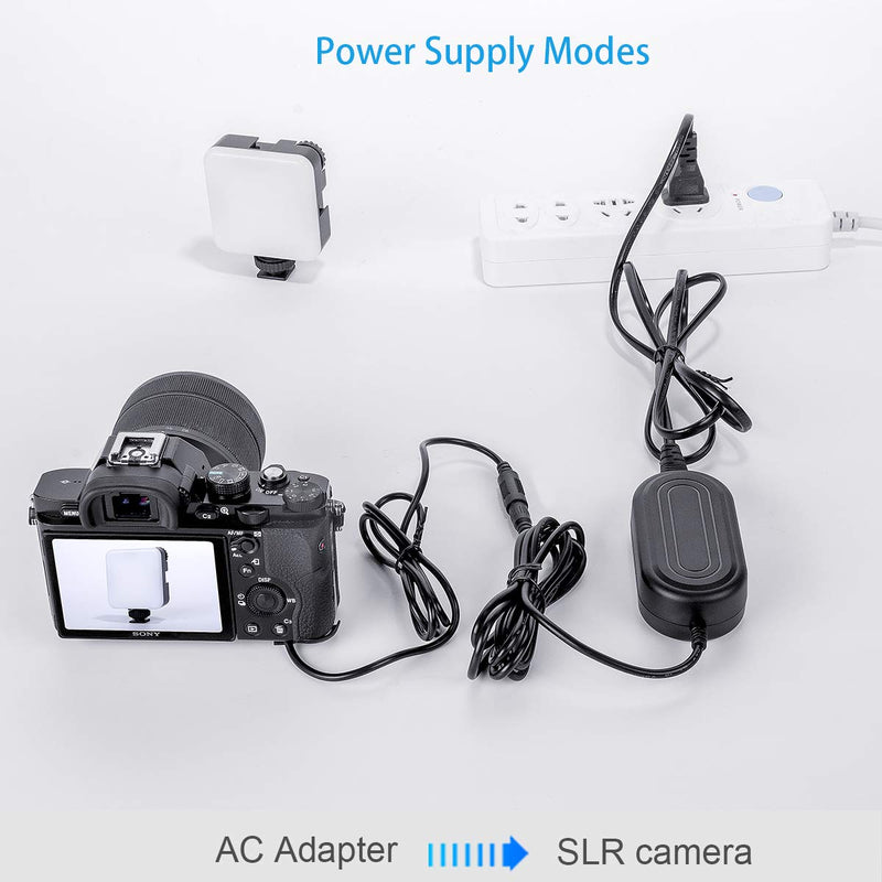 Fomito NP-FZ100 AC Power Adapter Kit Replacement for Sony BC-QZ1 Battery Charger, Compatibe with Alpha A7 III, A7R III, A9, A9R, A9S, A6600 Cameras