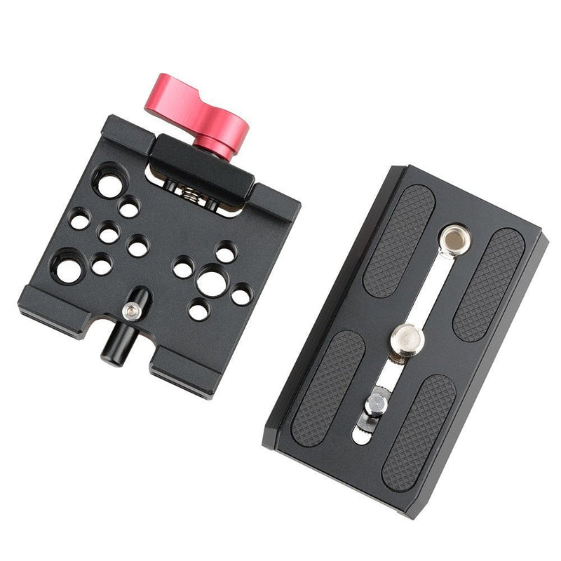 CAMVATE Quick Release Base Plate Compatible with Manfrotto 501/ 504/ 577/701 Tripod Standard Accessory