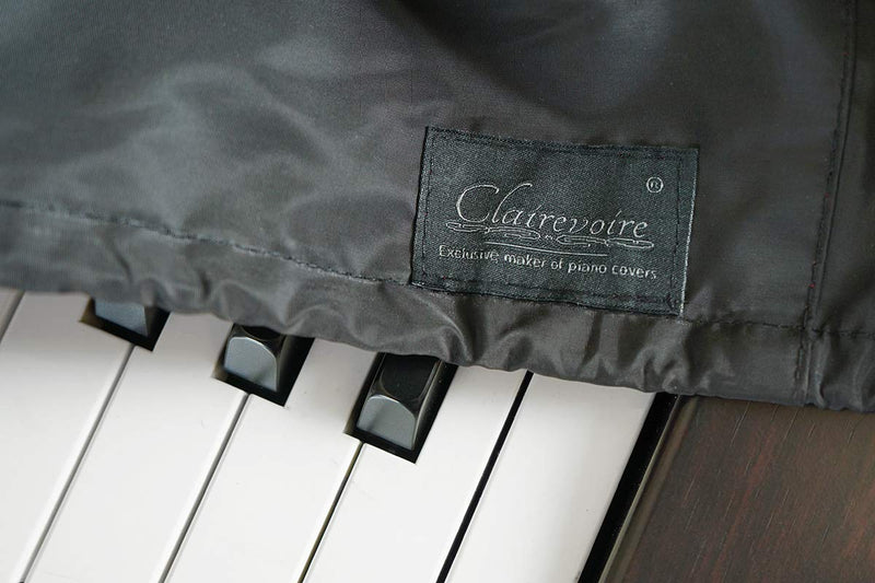 [AUSTRALIA] - Clairevoire 2019 Keyboard & Digital Piano Cover | Anti-Water/Dust | Adjustable Book-stand opening | Fits All (53.5 inch [136 cm], Reversible Midnight Black/Red (Waterproof)) 53.5 x 13.8in [136 x 35cm] Reversible Midnight Black/Red (Waterproof) 