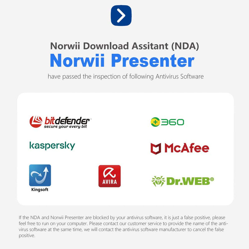 Wireless Presenter Rechargeable, NORWII N76 Presentation Remote for Powerpoint Presentation Clicker 330FT, Slide Advancer Support Volume/Hyperlink/Key-Customized