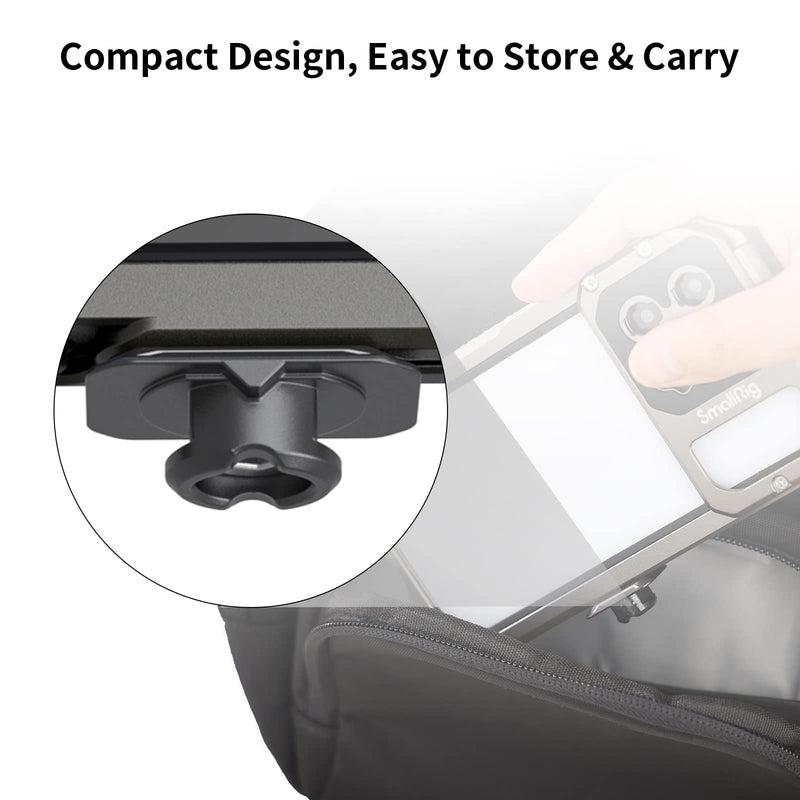 [AUSTRALIA] - SmallRig HawkLock Mini Universal Quick Release Plate, Quick Release Top Plate with 1/4"-20 Screw, Fits for Canon DSLR Camera Cage, Monitor, LED Light - 3730 QR Top Plate 