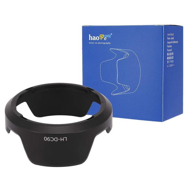 Haoge Bayonet Lens Hood for Canon PowerShot SX60 HS Camera Replaces Canon LH-DC90