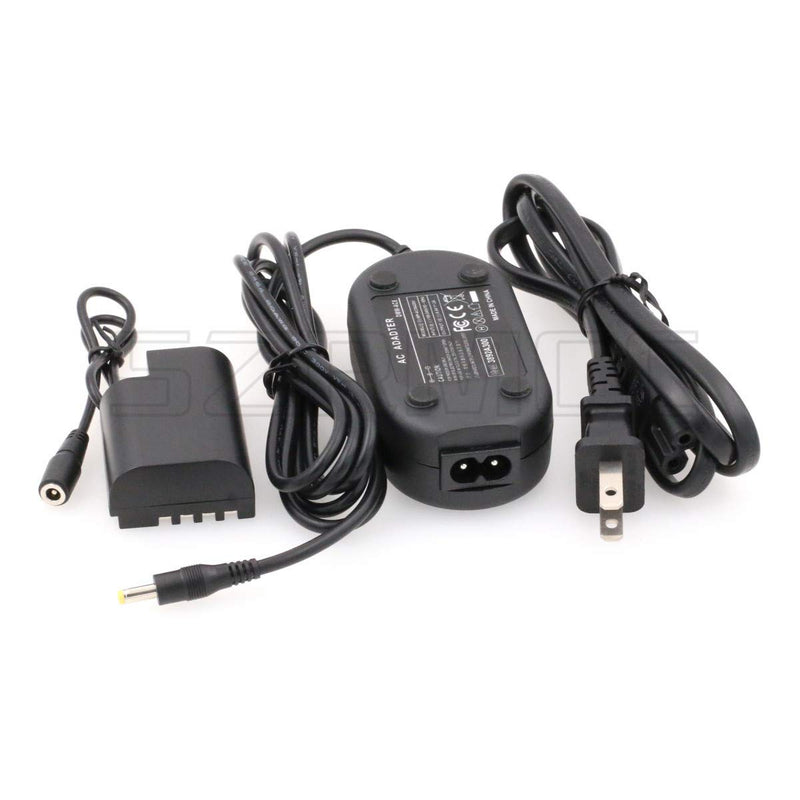 SZRMCC DMW-AC8 AC Adapter and DMW-DCC12 DC Coupler Dummy Battery for Panasonic DMC GH5 GH4 GH3 Camera