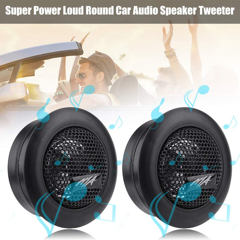 [AUSTRALIA] - Yosoo Health Gear Car Speaker, 12v 120w Car Mini Super Power Loud Tweeter Speakers 2 Inch Micro Dome Tweeter Loudspeaker Horn, 1 Pair 