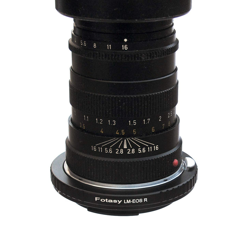 Fotasy Leica M Lens to Canon EOS R Mount Adapter, Leica M EOS R, Leica M RF Adapter, Leica M EOS R Adapter, Leica M EOS RP Adapter, fits Leica M LM Lens & Canon EOS R Mirrorless Camera EOS R/ EOS RP Leica M- EOS R