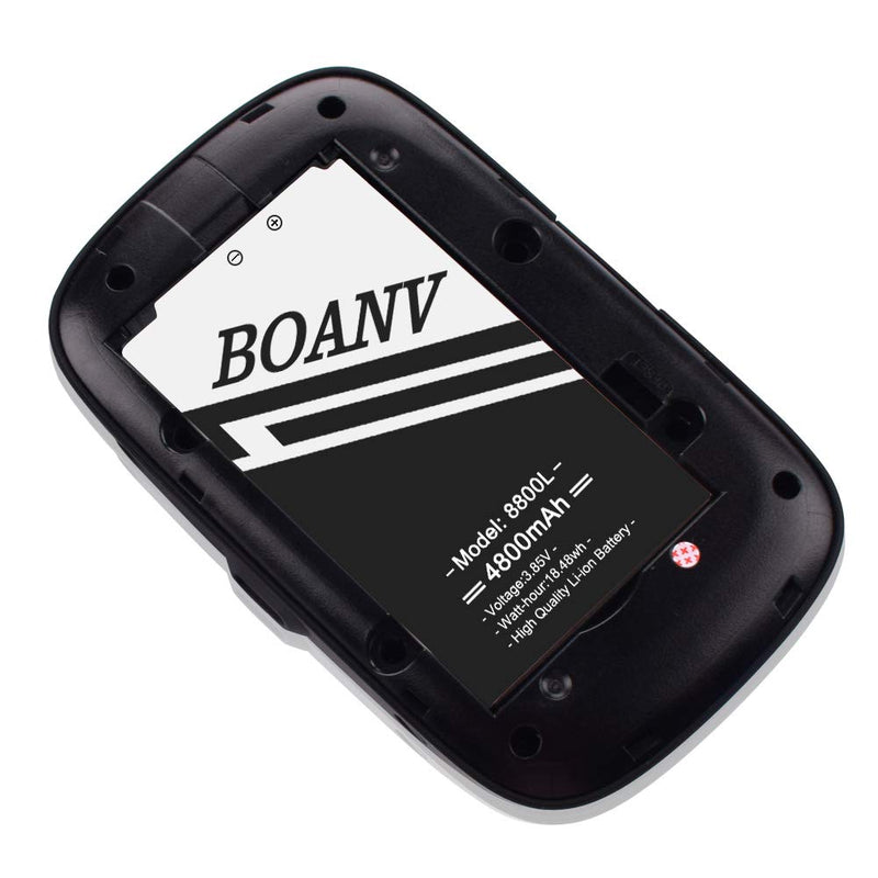 BOANV 4800mAh Ultra High Capacity Replacement Battery for Novatel Jetpack MiFi 8800L Mobile Hotspot P/N: 40123117