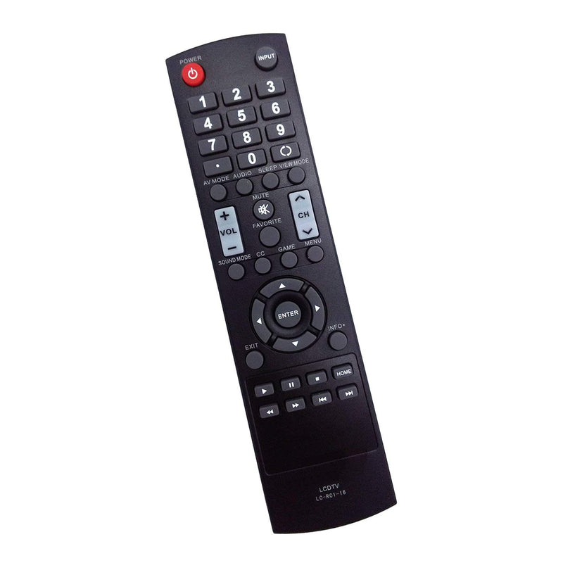 LC-RC1-16 Replacement Remote fit for Sharp TV LC-32LB370 LC32LB370 LC-32LB370U LC32LB370U LC-32LB480U LC32LB480U LC-40LB480U LC40LB480U LC-50LB370 LC50LB370 LC-50LB370U LC50LB370U