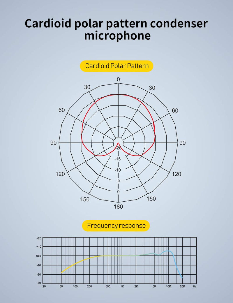 [AUSTRALIA] - USB Microphone for Computer, RALENO Professional Studio Cardioid Condenser Mic Kit Compatible with Mac PC Laptop for Skype YouTube Teaching Gaming Recording. 