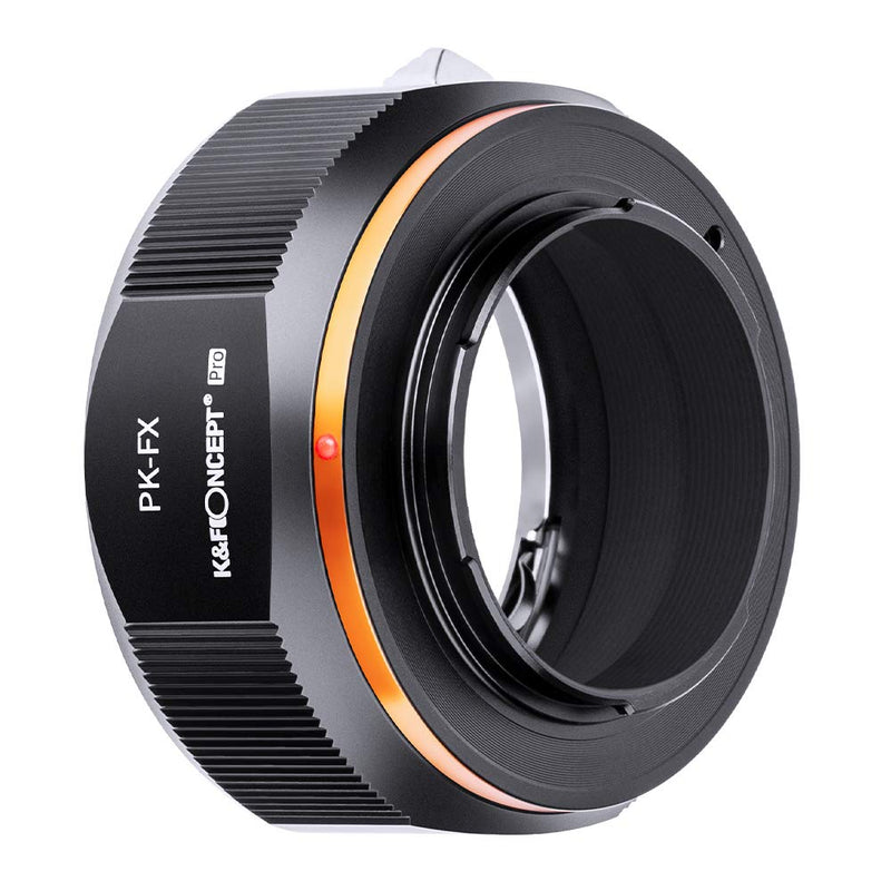 K&F Concept Lens Mount Adapter with Aperture Control Ring for Pentax PK Mount Lens to Fujifilm Fuji X-Series X FX Mount Cameras with Matting Varnish Design for Fuji XT2 XT20 XE3 XT1 X-T2 PK-FX