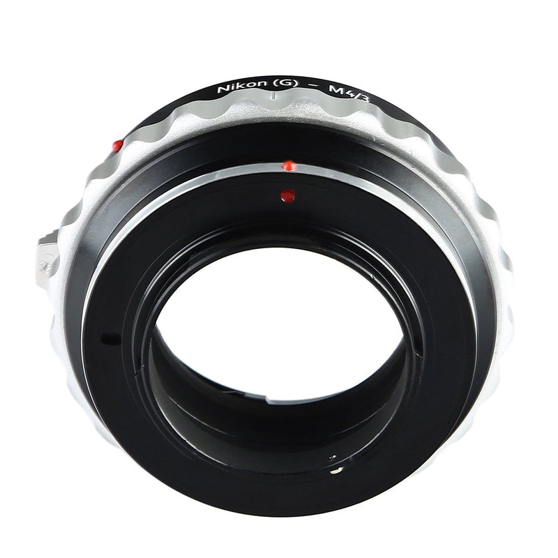 Adapter to Convert Nikon F-Mount Lens to MFT Lens for Mirrorless Micro Four Thirds M4/3 Digital Camera (D and G Type Lens)
