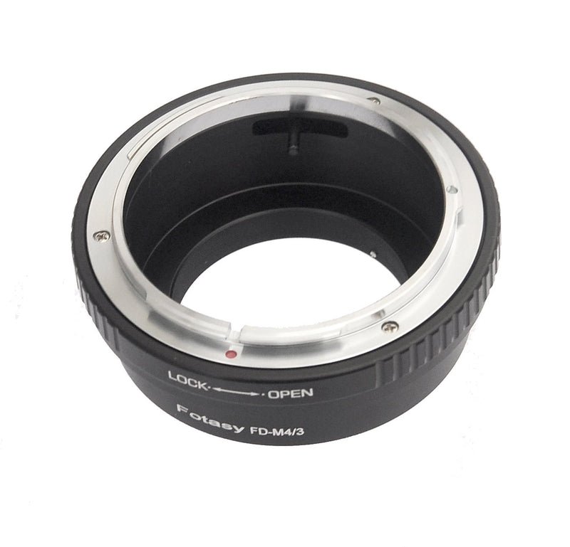 Fotasy Canon FD Lens to M4/3 Adapter, FD MFT Mount Adaptor, fits Olympus E-PL8 E-PL9 E-M1 E-M5 E-M10 I II III E-PM2 E-PM1 Pen-F E-M1X Panasonic G7 G9 GF8 GH5 GX7 GX8 GX9 GX85 GX80 GX850 G90 G91 G95 FD Lens to M43 Adapter