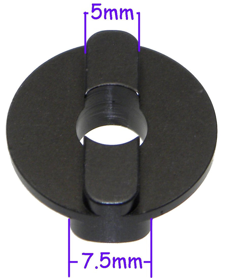Boss Adapter & Metal Control Lever / Bogen / Manfrotto Tripod Head Female to Male for Clamp Replacement Desmond (Compatible with Bogen / Manfrotto / Gitzo Heads)