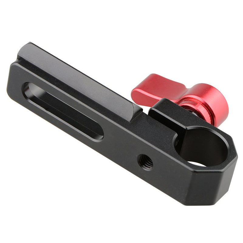 CAMVATE 15mm Single Rod Clamp with NATO Rail(Red)