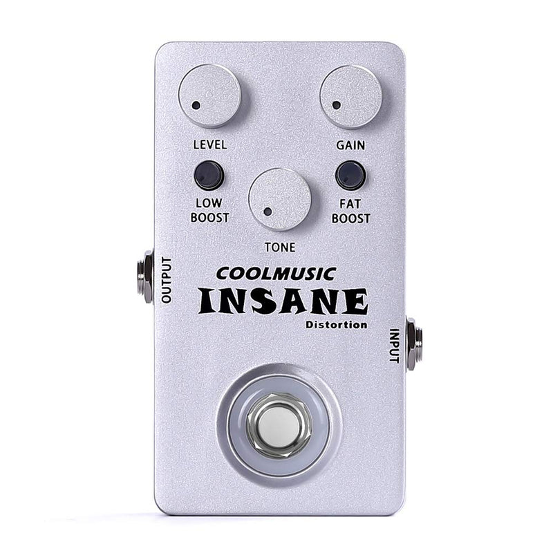 [AUSTRALIA] - COOLMUSIC C-DI01 Insane Distortion Guitar Bass Distortion Pedal 