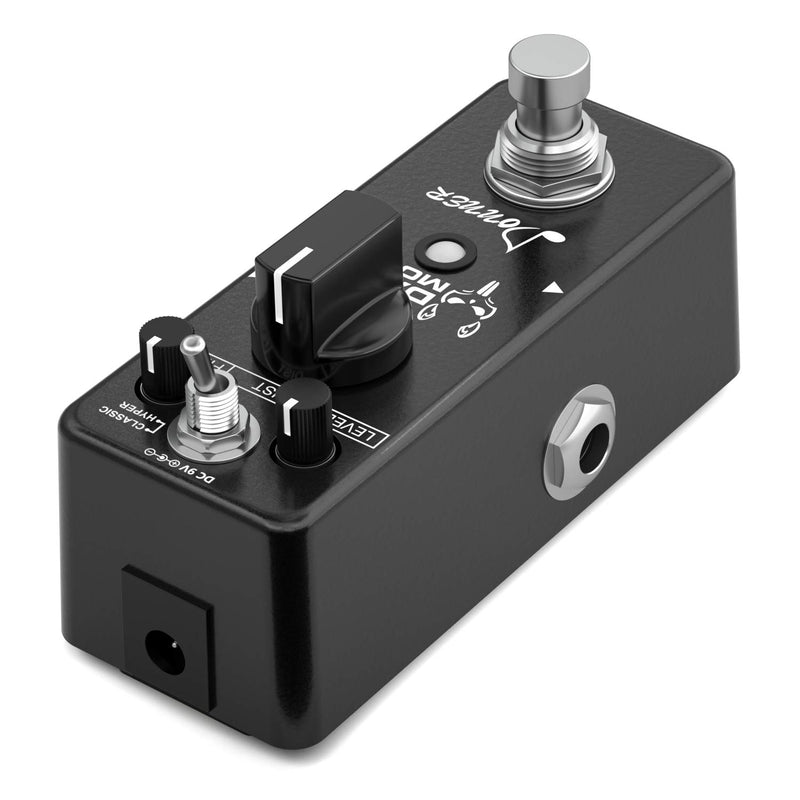 Donner Dark Mouse Distortion Effect Guitar Pedal, Distortion Pedal True bypass 2 Modes Classic and Hyper