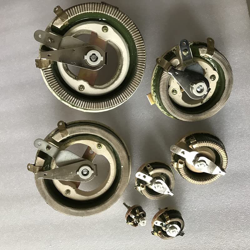 [AUSTRALIA] - Fielect 150W 500 Ohm Ceramic Wirewound Potentiometer Linear Rotary Resistor Rheostat with Knob 150W 500R 