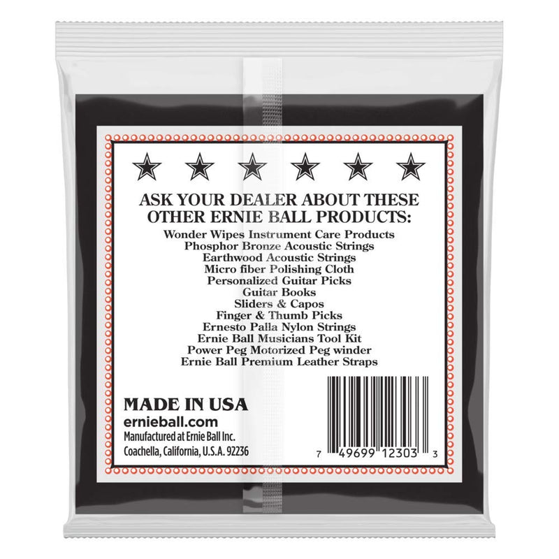 Ernie Ball Medium Loop End Stainless Steel Tenor Banjo Guitar Strings - 10-30 Gauge 4-String