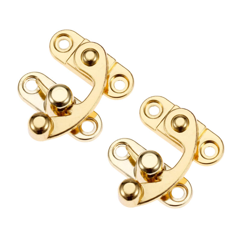 [AUSTRALIA] - 6 Pcs Vintage Hasps Lock Latch with Screws Toggle Latch Buckles for Vintage Wooden Box, Heavy Duty Wooden Box, Jewelry Box, Gift Box, Wine Box 