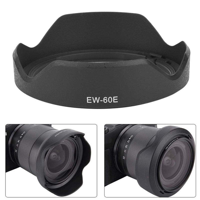 Ef-m 11-22 paraluce - Camera Lens Hood EW-60E ABS Plastic Lens Hood for Canon EF-M 11-22mm f/4-5.6 is